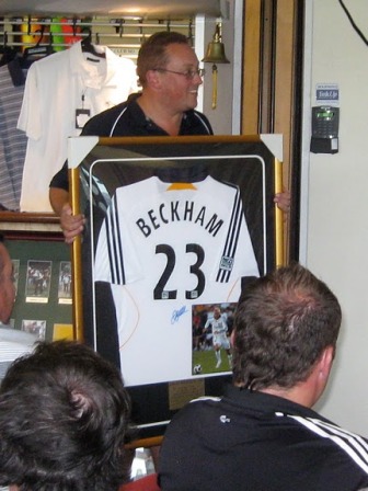 Steven McLauchlan at the Golf Classic Auction
